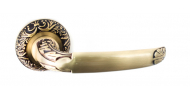 Ручка на розетці Safita R08H 025 RAC античне золото