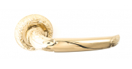 Ручка на розетці Safita R08H 025 золото PVD